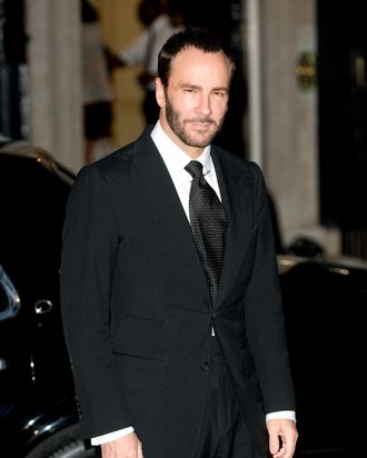 LONDON - ENGLAND - SEPTEMBER 20: Tom Ford attends a reception hosted by Samantha Cameron for London Fashion Week at 10 Downing Street on September 20, 2011 in London, England. (Photo by Samir Hussein/Getty Images)