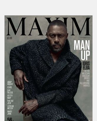 Idris Elba Makes Men's History, Covers Maxim