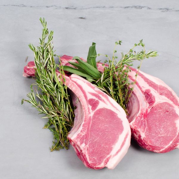 Heritage Foods Double Cut Long Bone Pork Chops