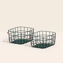 Open Spaces wire storage baskets