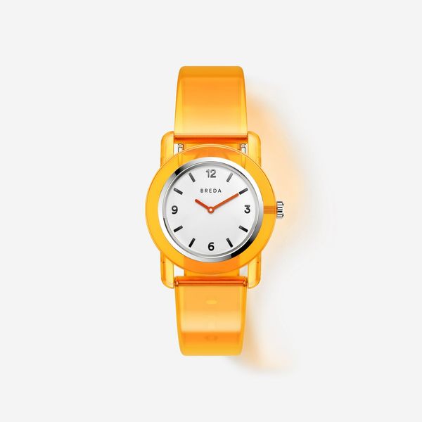 Breda Play Recycled Plastic Watch (Tangerine)