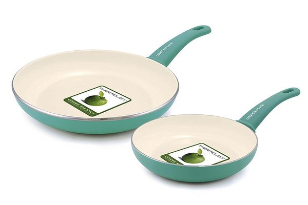 GreenLife Soft Grip Ceramic Non-Stick Frypan Set