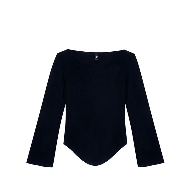 Cou Cou Intimates the Rina Long Sleeve in Black