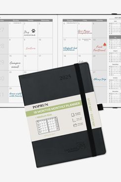 Poprun Monthly Planner 2025–26