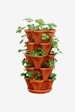 Mr. Stacky TC-1 Planter, Terra Cotta