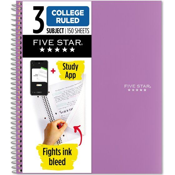 Five Star Spiral Notebook