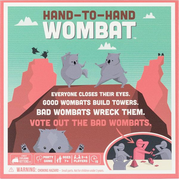 Exploding Kittens 'Hand-to-Hand Wombat' Card Game