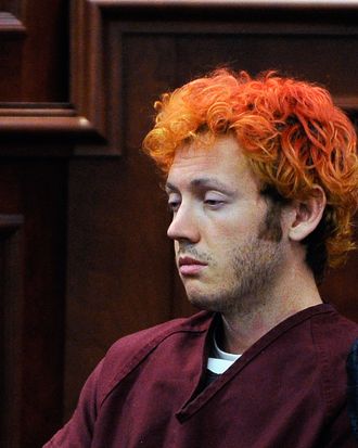 James Holmes makes his first court appearance at the Arapahoe County on July 23, 2012 in Centennial, Colorado. According to police, Holmes killed 12 people and injured 58 others during a shooting rampage at an opening night screening of 