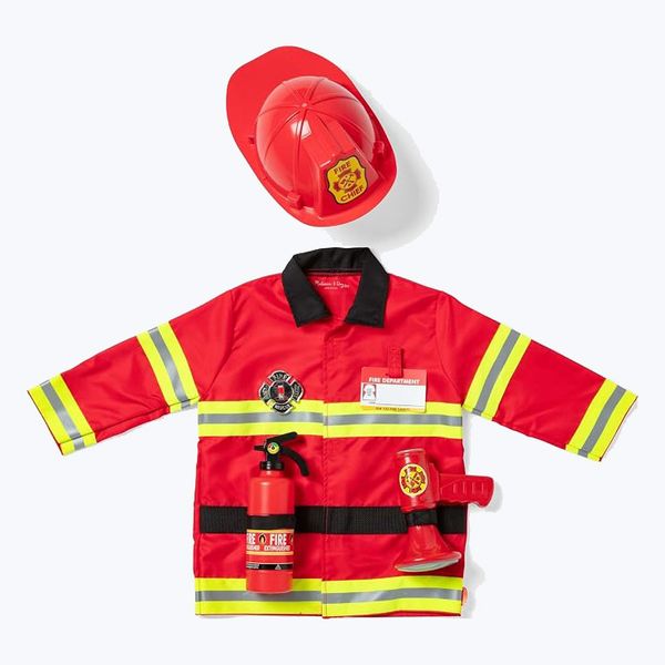 Melissa & Doug Fire Chief Role Play Costume Dress-Up Set