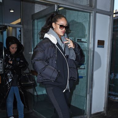 How to Be Cozy According to Rihanna