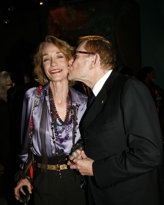 Loulou de la Falaise and Yves Saint Laurent in 2006.