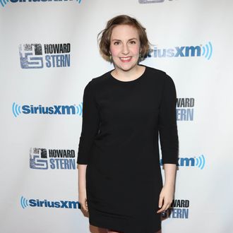 NEW YORK, NY - JANUARY 31: Lena Dunham attends SiriusXM's 