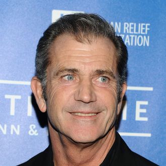BEVERLY HILLS, CA - JANUARY 14: Actor Mel Gibson arrives at the Cinema For Peace event benefitting J/P Haitian Relief Organization held at Montage Hotel at Montage Beverly Hills on January 14, 2012 in Beverly Hills, California. (Photo by Angela Weiss/Getty Images)