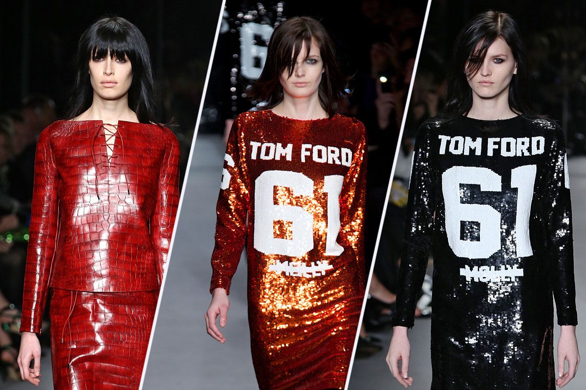 tom ford sequin jersey top