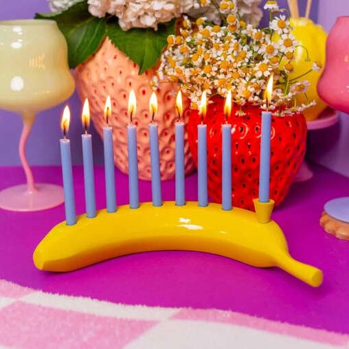 The Banana Menorah