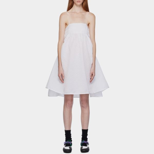 Cecilie Bahnsen White Lisbeth Minidress