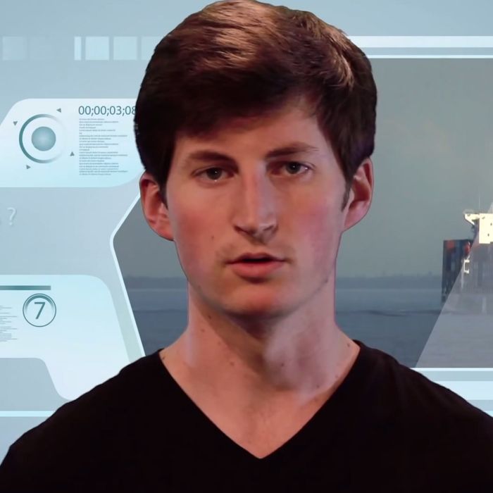 Rhinehart, in his space-age-y promo video.