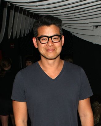 Designer Peter Som attends W Hotels, Vogue and the CFDA Celebrate Chinese designer Uma Wang at W New York - Downtown on May 16, 2012 in New York City.