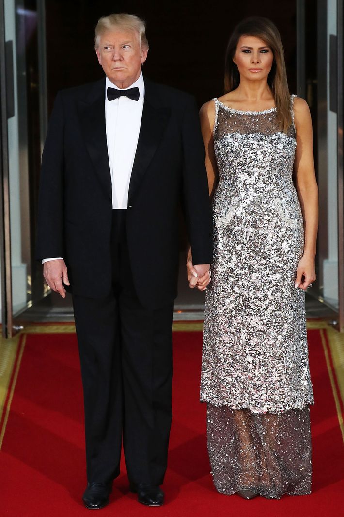 Donald Trump and Melania Trump.