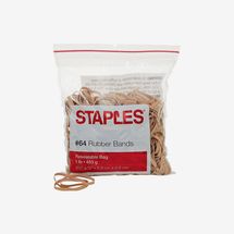 Staples Economy Rubber Bands #64, 380/Pack