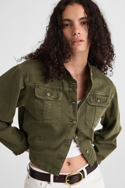 Madewell Garment-Dyed Cocoon-Sleeve Lady Jacket