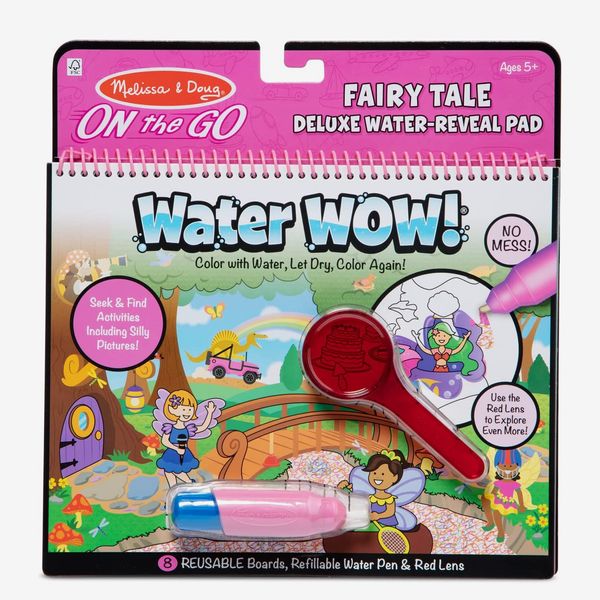 Melissa & Doug On The Go Water Wow! Reusable Water-Reveal Deluxe Activity Pad