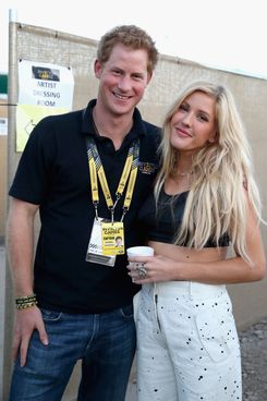 Prince Harry and Ellie Goulding in 2014.