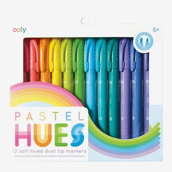 Ooly Pastel Hues Dual Tip Markers - Set of 12