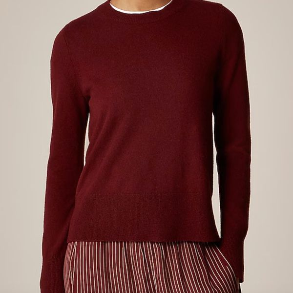 J.Crew Cashmere Classic-Fit Crewneck Sweater