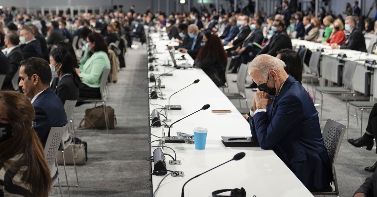 Biden Appears To Fall Asleep At Climate Summit