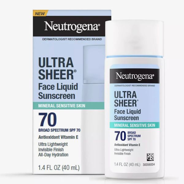 Neutrogena Ultra Sheer Mineral Face Liquid Sunscreen - SPF 70