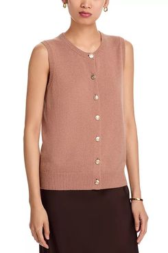 C by Bloomingdale’s Cashmere 100% Cashmere Crewneck Sweater Vest