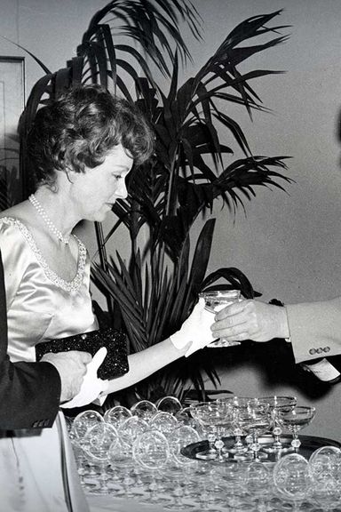 Opening party at the Breuer Building, 1966.