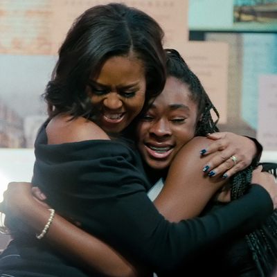 Michelle Obama in the documentary Becoming