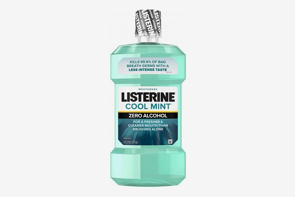 Listerine Zero Alcohol Mouthwash, Cool Mint Flavor, 1 liter