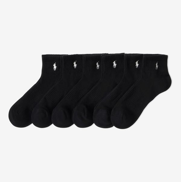 Polo Ralph Lauren Performance Cotton Quarter Socks - 6 Pairs