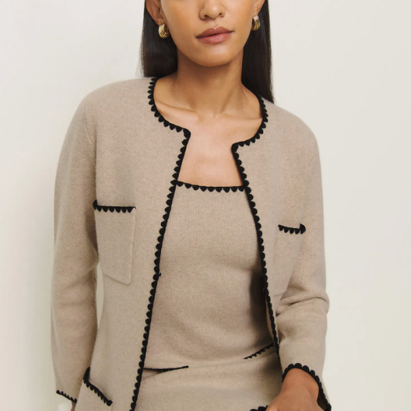 Reformation Isabelle Regenerative Wool Sweater Jacket