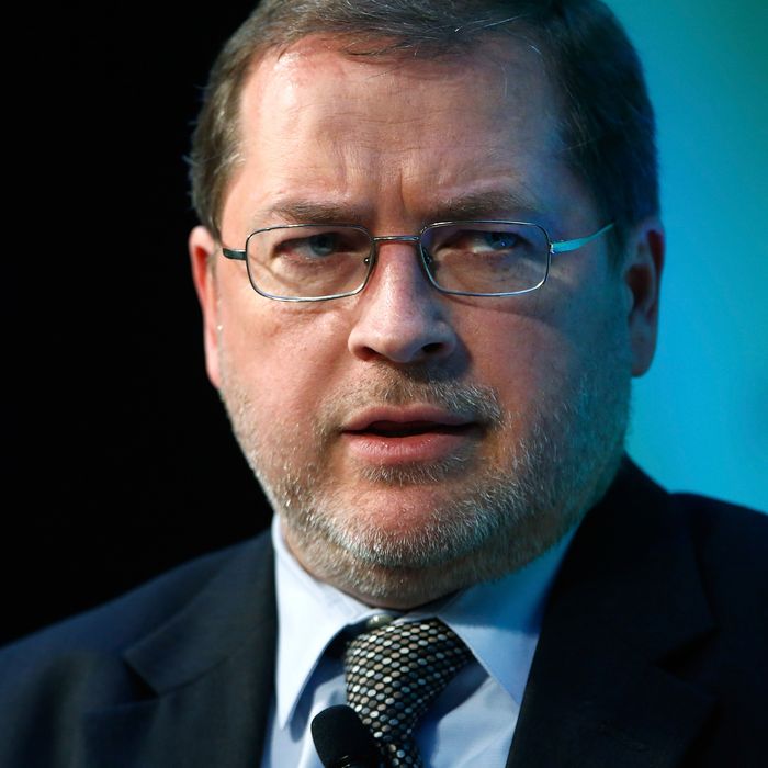 Americans for Tax Reform Founder and President Norquist sits for an on-stage interview at The Atlantic Economy Summit in Washington