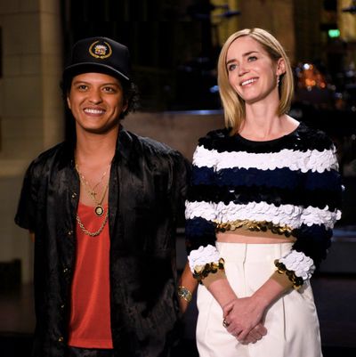 Bruno Mars, Emily Blunt.