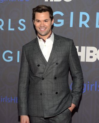 Andrew Rannells attends the premiere of 
