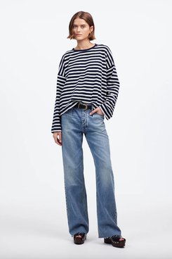 Madewell Easy Crewneck Long-Sleeve Tee