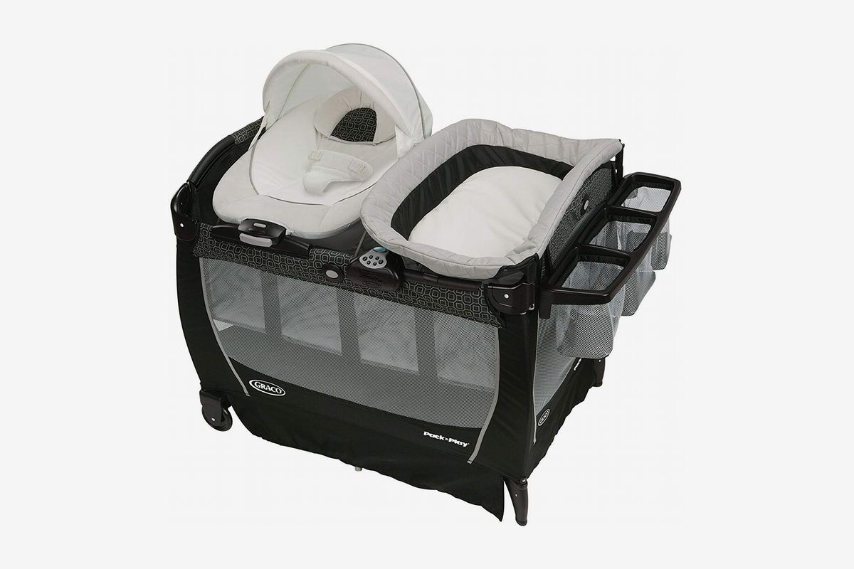 portable bassinet with changing table