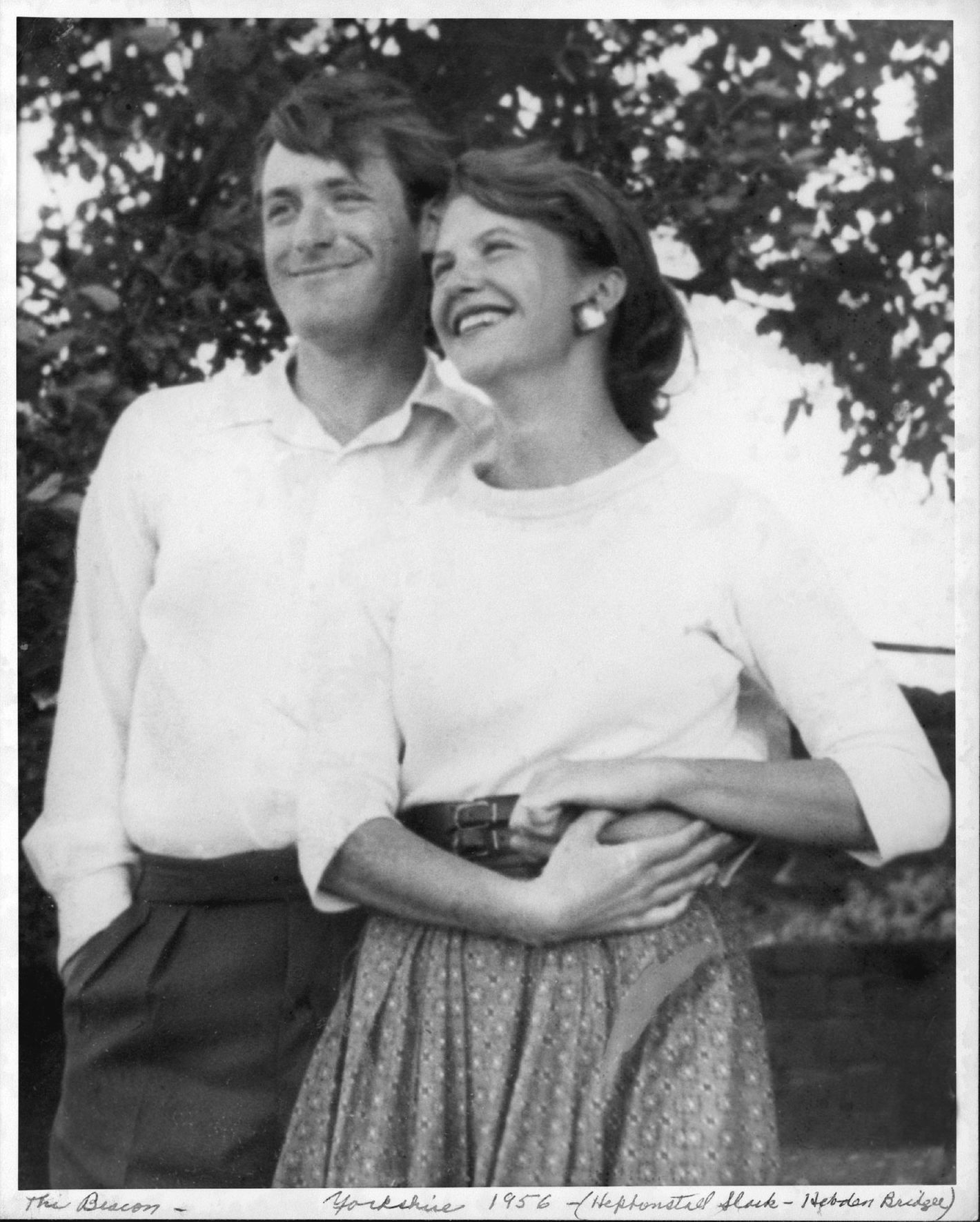 NPG x137160; Sylvia Plath; Ted Hughes - Portrait - National Portrait Gallery