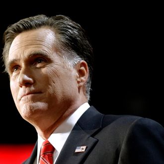 FILE - In this Aug. 30, 2012 file photo, Republican presidential candidate Mitt Romney pauses at the Republican National Convention in Tampa, Fla. U.S. troops are still in Afghanistan, nearly 11 years after they invaded.