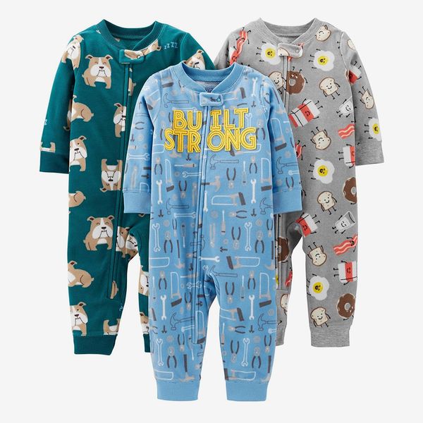 Simple Joys by Carter's Toddlers and Baby Boys' Loose-Fit Fleece Footless Pajamas