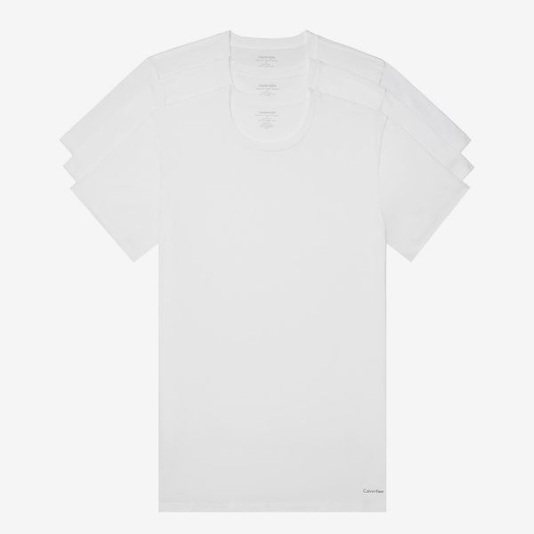 Calvin Klein - Pack de 3 camisetas de algodón con cuello redondo