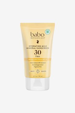 Babo Botanicals Hydrating Milk Mineral Sunscreen SPF30
