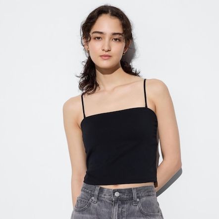 Uniqlo AIRism Cropped Bra Tube Top