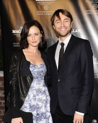 Alexis Bledel, Vincent Kartheiser==The Macallan Masters of Photography: Annie Leibovitz U.S. Launch==The Bowery Hotel, NYC==October 10, 2012==?Patrick McMullan==Photo - CLINT SPAULDING/PatrickMcMullan.com====