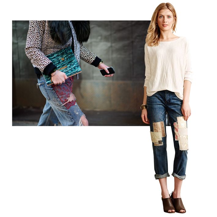 10 Ways to Style the Patchwork Denim Trend - Patchwork Jeans